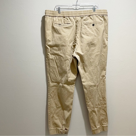 ORIGINAL USE Men’s Stretch Cotton Poplin Joggers Pants Pull On Elastic Waist XL - Picture 2 of 7